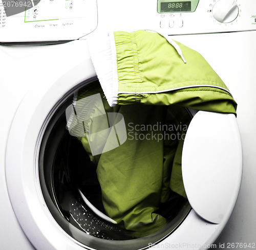 Image of Trousers and laundry.