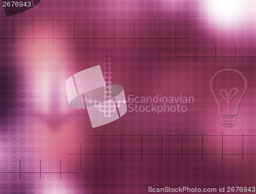 Image of Background - bulb & arrow