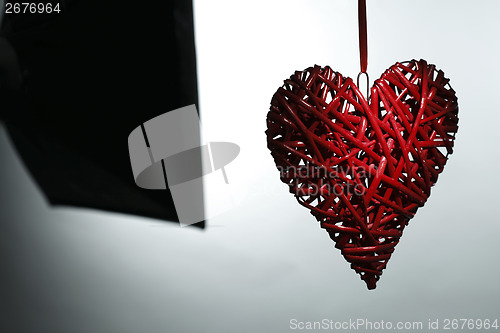 Image of Hand made red heart