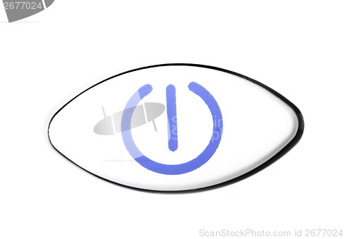 Image of Power button.