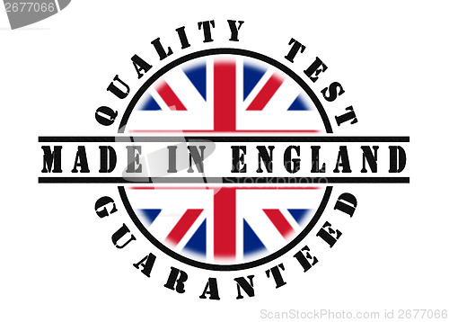 Image of Quality test guaranteed stamp 