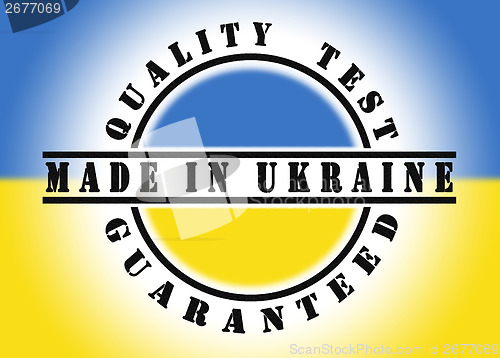 Image of Quality test guaranteed stamp 