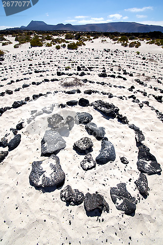 Image of spain  hill white  beach  spiral  