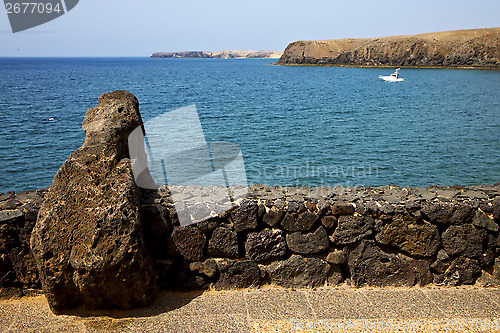 Image of pavment lanzarote   spain  