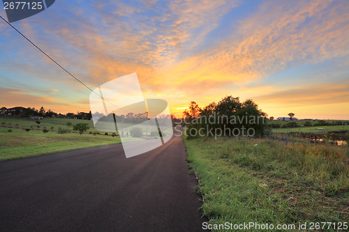 Image of Country Road sunrise