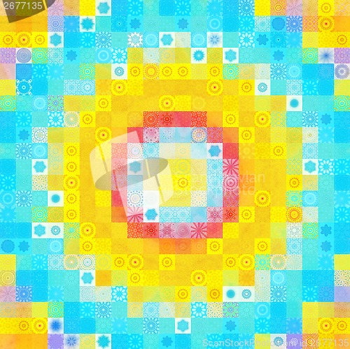 Image of Color background with abstract mosaic