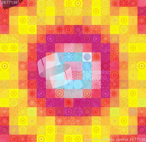 Image of Color background with abstract mosaic