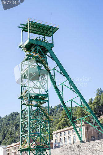 Image of Disused tower of the potash mine of Cardona