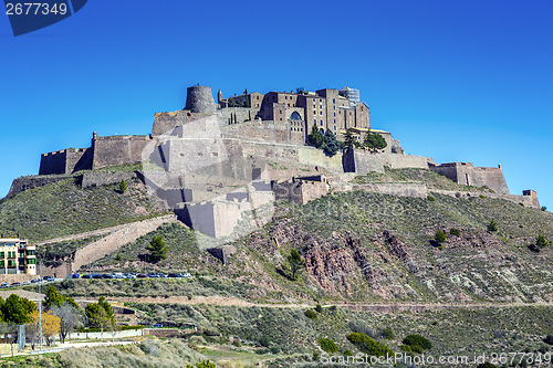 Image of Cardona castle is a famous medieval castle in Catalonia.