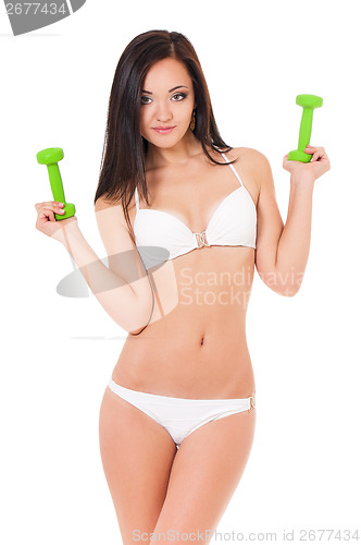 Image of Woman in swimsuit