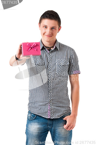 Image of Man with gift