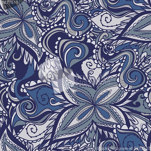 Image of Seamless abstract hand-drawn texture