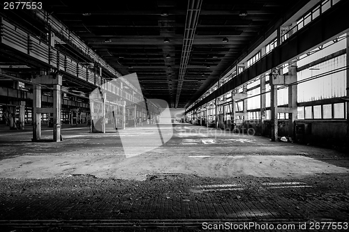 Image of Large industrial hall of a repair station