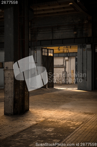 Image of Industrial interior of an old factory