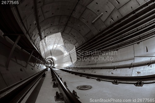 Image of Underground tunnel for the subway