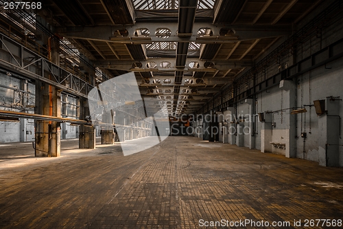 Image of Large industrial hall of a repair station