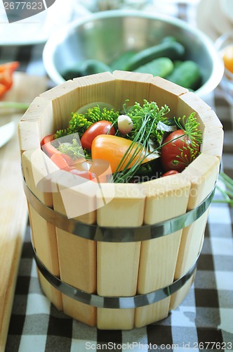 Image of preserving tomatoes