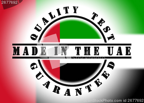 Image of Quality test guaranteed stamp 