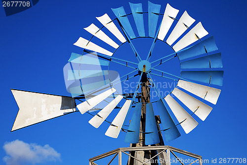 Image of in  isle of lanzarote africa spain  windmills  