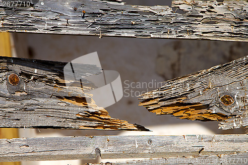 Image of texture  spain   brown window 