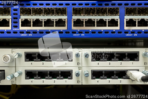 Image of switch in technology center