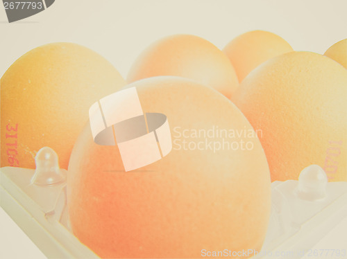 Image of Retro look Eggs picture