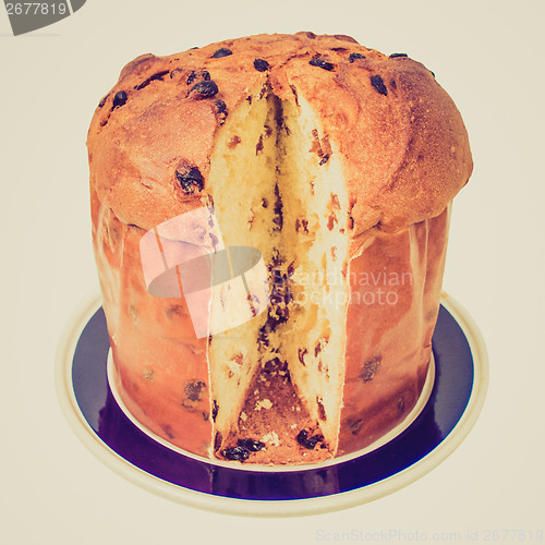 Image of Retro look Panettone bread