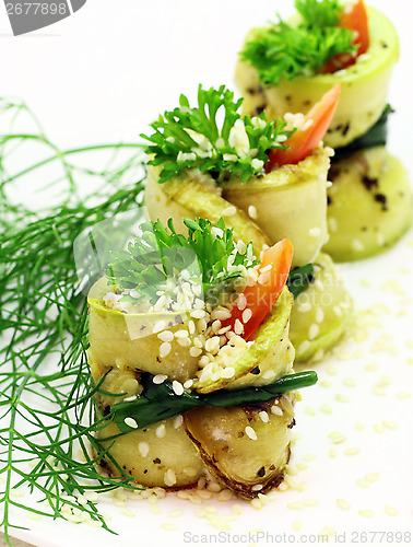 Image of Zucchini rolls