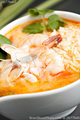 Image of Thai Shrimp Soup with Rice