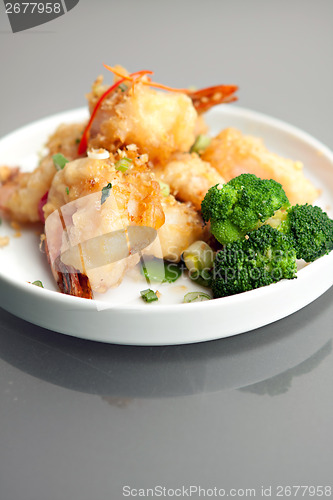 Image of Crispy Thai Honey Shrimp Dish