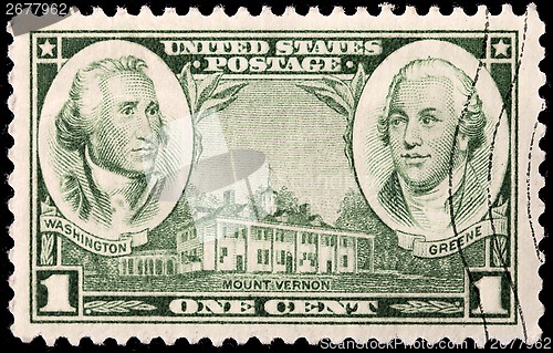 Image of Mount Vernon Stamp