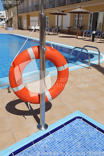 Image of Lifebuoy at swimming pool