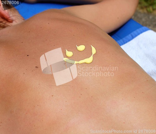 Image of sunbathe