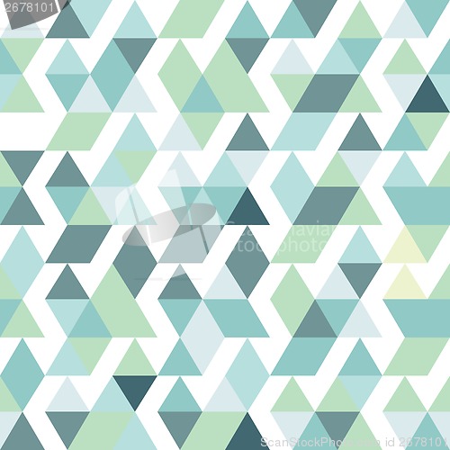 Image of blue bright abstract triangles background