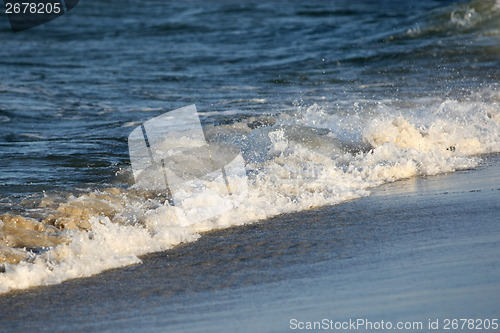 Image of Sea waves on beach