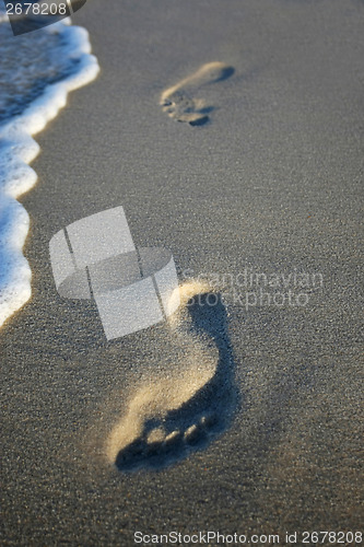 Image of Sand footprints