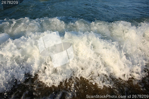 Image of Waves close up