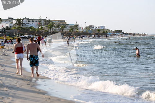 Image of People on beach