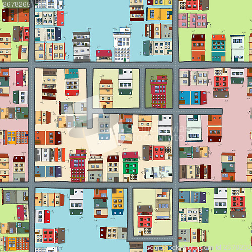 Image of Seamless map of city