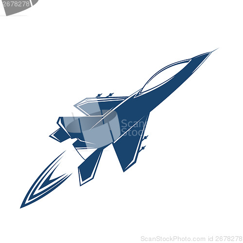 Image of Stylized air fighter