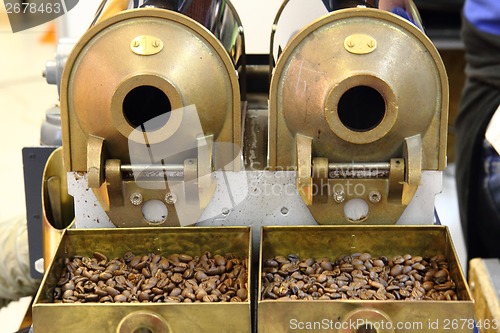 Image of old cafe beans machine 