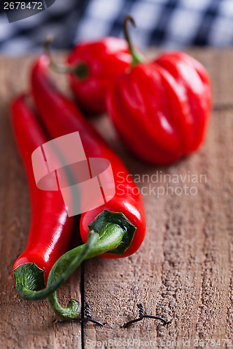 Image of Red chili peppers