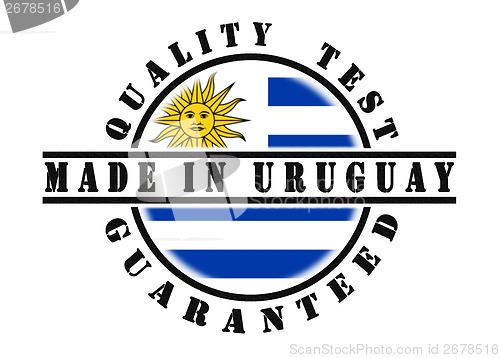 Image of Quality test guaranteed stamp 