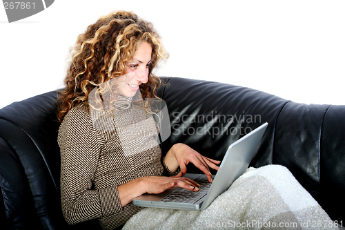 Image of Woman with Laptop