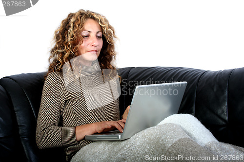 Image of Woman with Laptop