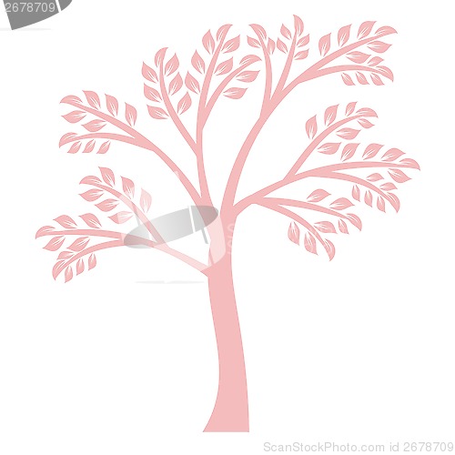 Image of Art tree silhouette