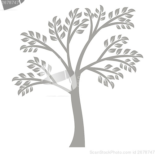 Image of Art tree silhouette