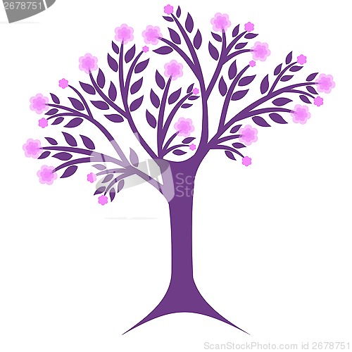 Image of blossoms tree