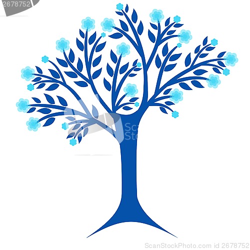 Image of blossoms tree
