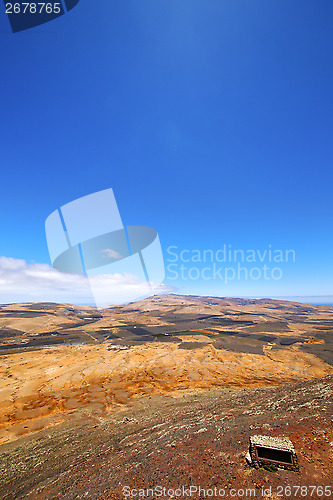 Image of panoramas arrecife  lanzarote   the old wall   sentry  slot in t